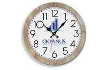 432 Ahşap Duvar Saati