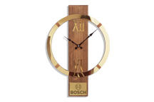 482 Ahşap Duvar Saati